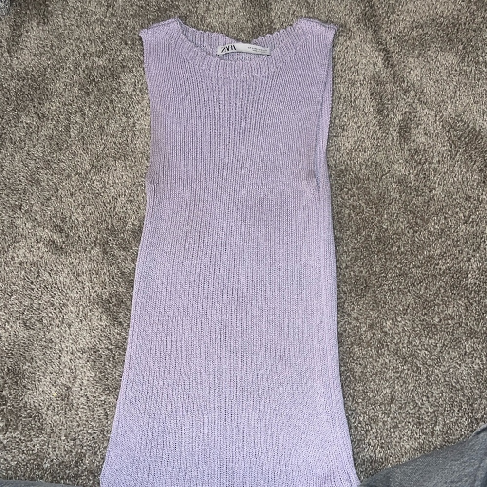 Zara knit tank top